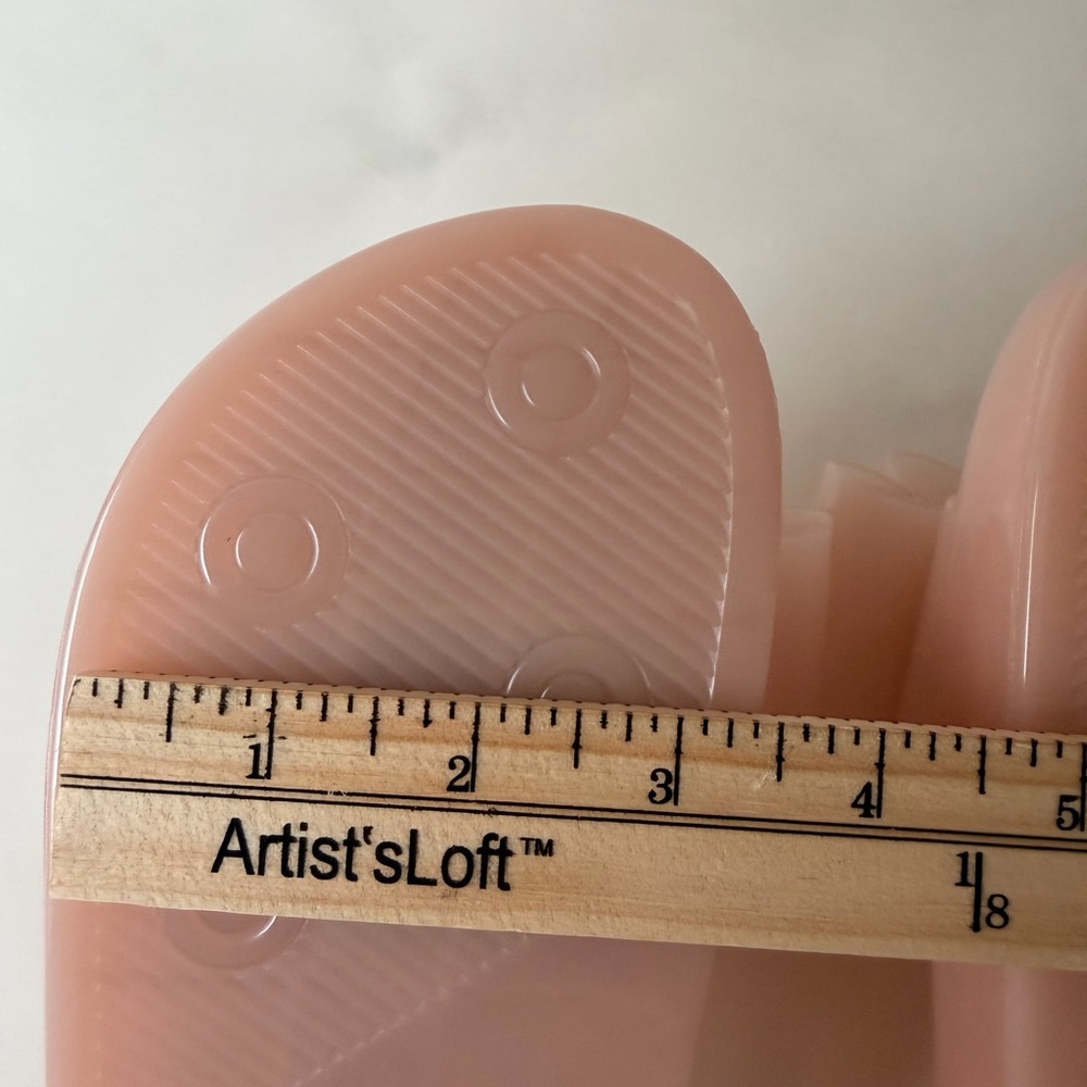 NWOT Melissa Babe Soft Bow Slides | Light Pink Designer Jelly Sandals - Picture 7 of 7